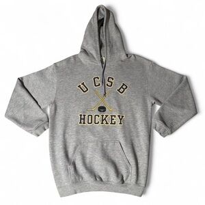 University of California UCSB Hockey Gray Men's Hoodie Sweatshirt